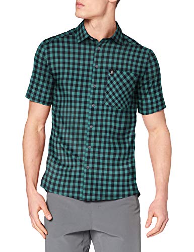 Odlo Shirt S/S Nikko Check Camicia, Uomo, Shirt s/s Nikko Check