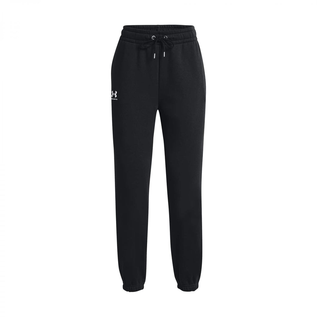 Under Armour Women's UA Essential Fleece Joggers Pantaloni, Nero, XS Donna