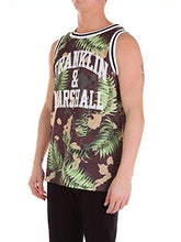 Carica l&#39;immagine nel visualizzatore di Gallery, Franklin &amp; Marshall Canotta Basket Colore Palm Camo TOMF366ANS19 (XS)
