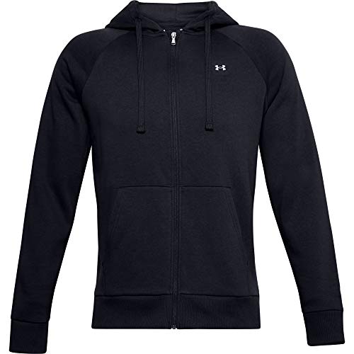 Under Armour Rival Fleece Full Zip Hoodie Felpa con Cerniera. Uomo