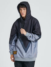 Carica l&#39;immagine nel visualizzatore di Gallery, Dolly Noire Bench Duomo ROVESCIATO Hoodie Oversize Felpa Cappuccio Black Gray AI21
