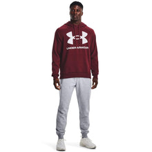 Carica l&#39;immagine nel visualizzatore di Gallery, Under Armour Felpa con Cappuccio da Uomo UA Rival Fleece Big Logo Top in Pile

