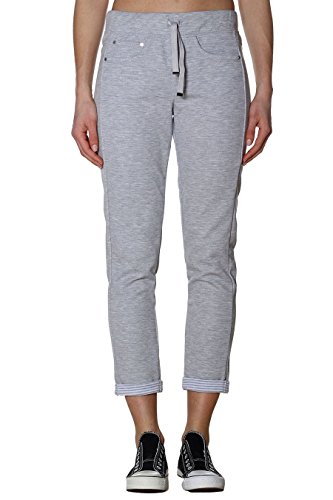 FREDDY Pantaloni in Felpa Stile Cinque Tasche con Interno millerighe