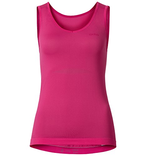 Odlo Canotta da Donna con Scollo a V, Unterhemd Singlet V Neck Evolution X-Light, Viola Barbabietola