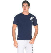 Carica l&#39;immagine nel visualizzatore di Gallery, FREDDY T-Shirt Uomo a Manica Corta in Cotone Blu
