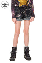 Carica l&#39;immagine nel visualizzatore di Gallery, Desigual Shorts Bambina Denim BUMANN 17WGDD13 9/10 Nero
