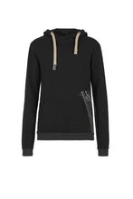 Carica l&#39;immagine nel visualizzatore di Gallery, E9 Enove Neon Felpa Invernale Uomo con Cappuccio Black Nero
