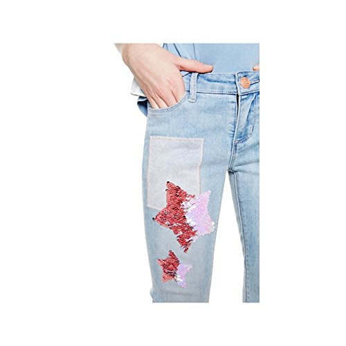 Desigual - Girl - Jeans con Stelle da Bambina - Mori - Morillo (9/10)