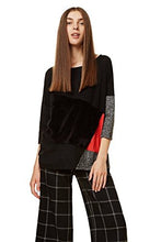 Carica l&#39;immagine nel visualizzatore di Gallery, Desigual Oversize Cougar t-shirt over nera
