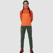 Carica l&#39;immagine nel visualizzatore di Gallery, SALEWA Puez Hybrid Polarite Hooded Fleece, Felpa Donna, Blu (Navy Blazer Melange), 36
