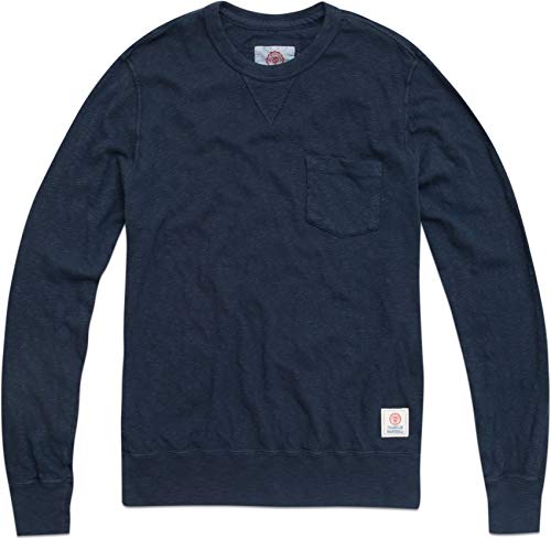 Franklin & Marshall Maglia felpina Leggera in Cotone Blu Navy Taglia S
