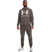 Carica l&#39;immagine nel visualizzatore di Gallery, Under Armour Felpa con Cappuccio da Uomo UA Rival Fleece Big Logo Top in Pile
