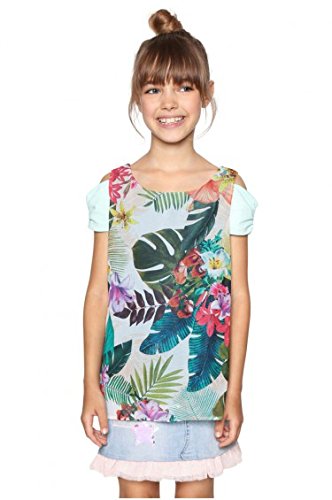 Desigual Ts Denver maglia t-shirt bambina spalla aperta