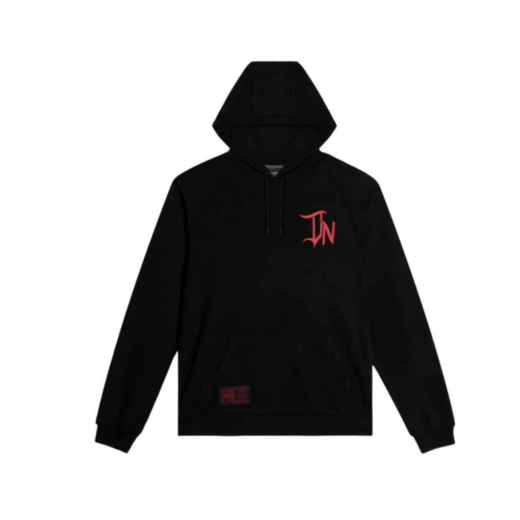 Dolly Noire Rossa Primavera Hoodie Felpa Uomo sw117-sa 01 Black (XL)
