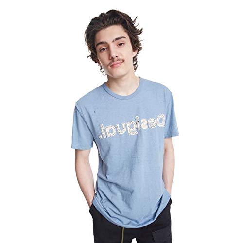 Abasic Desigual T-Shirt Uomo Manica Corta TS Murray Azzurro Blu