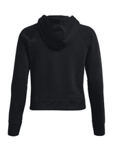 Carica l&#39;immagine nel visualizzatore di Gallery, Under Armour Fleece Women&#39;s Mesh Hoodie-Black-S
