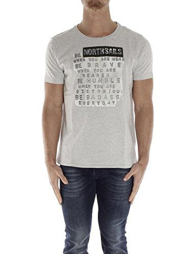 NORTH SAILS t-Shirt Uomo Grigio Melange 694378