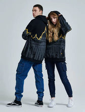 Carica l&#39;immagine nel visualizzatore di Gallery, Dolly Noire Bench San Pietro Hoodie Felpa Uomo sw083-sn 01 Black Gray (L)
