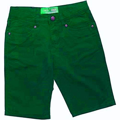 Fifty Four Vriak Bermuda Pantalone Corto da Bambino 4 Tasche Verde Bandiera