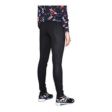 Carica l&#39;immagine nel visualizzatore di Gallery, Desigual 18SWPW14 2000 Pant_Dora Pantalone Aderente con Inserti e Grafica Nero
