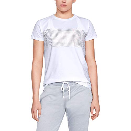 Under Armour, Graphic Classic Crew Chest Logo, Maglietta A Maniche Corte, Donna