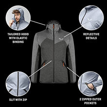 Carica l&#39;immagine nel visualizzatore di Gallery, SALEWA Felpa con Cappuccio Puez Melange PL Full Zip
