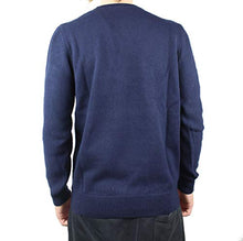 Carica l&#39;immagine nel visualizzatore di Gallery, NORTH SAILS Uomo Maglione Intarsia Lana/Cotone Silhouette Classica con Bordi a Costine e Girocollo
