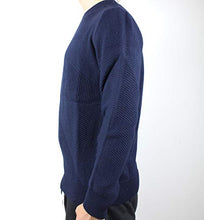 Carica l&#39;immagine nel visualizzatore di Gallery, NORTH SAILS Uomo Maglione Intarsia Lana/Cotone Silhouette Classica con Bordi a Costine e Girocollo
