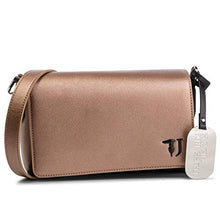 Carica l&#39;immagine nel visualizzatore di Gallery, Trussardi Jeans Borsa T-Easy City Cacciattora a Tracolla 75B00658 M650 Bronzo Nero
