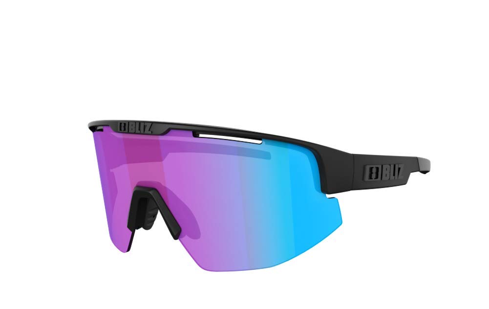 Bliz Occhiali Sportivi Matrix Nordic Light, Matt Black/Violet Blue