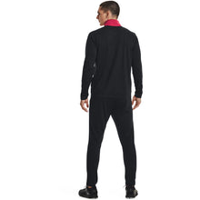 Carica l&#39;immagine nel visualizzatore di Gallery, UNDER ARMOUR UA EMEA TRACKSUIT NOVELTY tuta acetato poliestere traspirante uomo full zip nero/bordeaux S S
