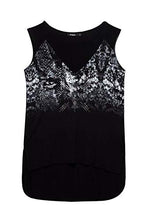 Carica l&#39;immagine nel visualizzatore di Gallery, Desigual CANOTTA DONNA T-SHIRT TS BASTTI 18SWTKE9 s nero
