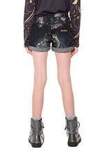 Carica l&#39;immagine nel visualizzatore di Gallery, Desigual Shorts Bambina Denim BUMANN 17WGDD13 9/10 Nero
