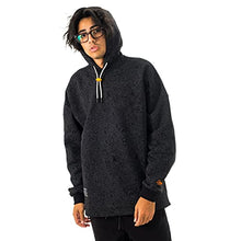 Carica l&#39;immagine nel visualizzatore di Gallery, Dolly Noire Felpa Cappuccio Oversize Inferno Hockey Hoodie Urban
