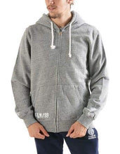 Carica l&#39;immagine nel visualizzatore di Gallery, Franklin and Marshall FLMF014ANW18 Felpa Uomo con Cappuccio Sport Grey Melange
