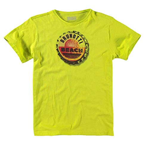 Brunotti Alteni T-Shirt Uomo Manica Corta Poison Giallo Lime