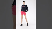 Carica l&#39;immagine nel visualizzatore di Gallery, FREDDY - Felpa Fitness Crop Top Stampa Floreale MOV.
