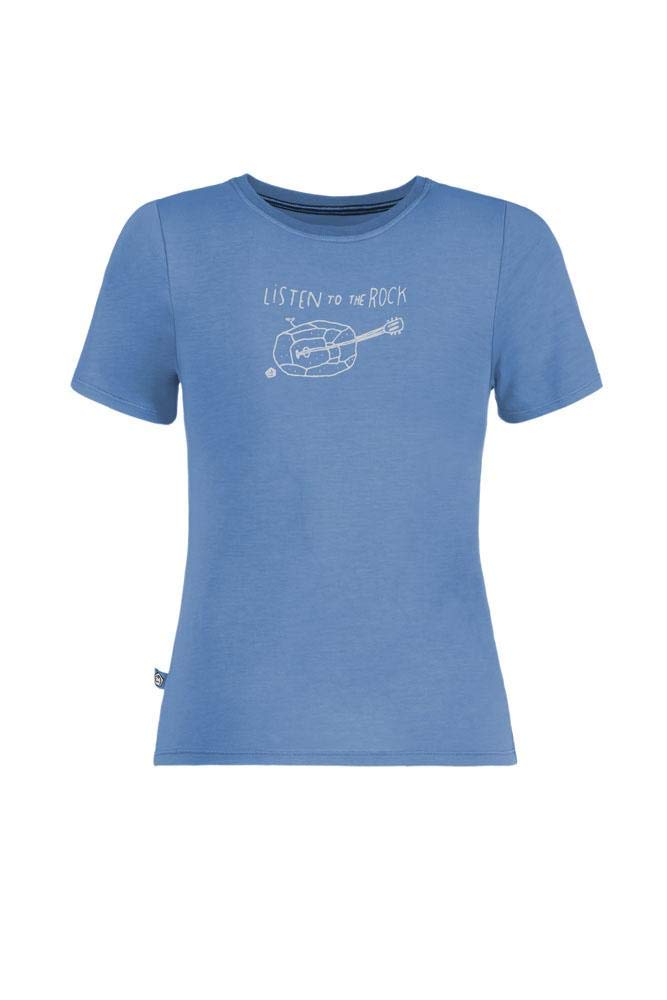 E9 Enove - B Guitar - T-Shirt Ragazzo Bambino Manica Corta Cotone Blu Cobalt Blue