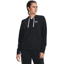 Carica l&#39;immagine nel visualizzatore di Gallery, Under Armour Rival Terry FZ Hoodie, Felpa Donna, Bianco (Onyx White/ Onyx White 112), XS
