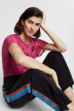 Carica l&#39;immagine nel visualizzatore di Gallery, Desigual Pantaloni Lunghi da Donna con Strisce in Lurex
