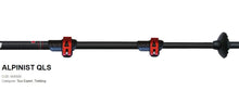 Carica l&#39;immagine nel visualizzatore di Gallery, Italbastoni Bastoncino Alpinist QLS Tre sezioni QuickLock Plus - Tour Expert, Trekking
