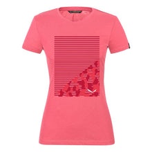 Carica l&#39;immagine nel visualizzatore di Gallery, SALEWA Geometric Dry W T-Shirt T-Shirt Donna
