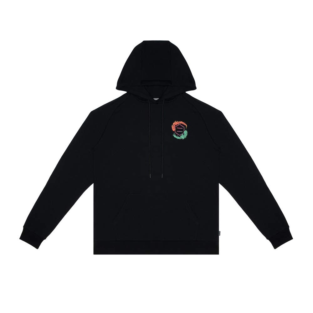 Dolly Noire Akuma Hoodie Felpa Uomo SW013 01 Black (S)