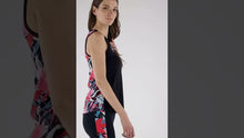 Carica l&#39;immagine nel visualizzatore di Gallery, FREDDY - Leggings 7/8 Vita Alta Bande Laterali A Fantasia Floreale
