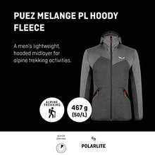 Carica l&#39;immagine nel visualizzatore di Gallery, SALEWA Felpa con Cappuccio Puez Melange PL Full Zip
