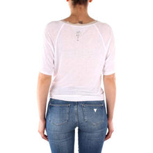 Carica l&#39;immagine nel visualizzatore di Gallery, Guess Top Donna Bianco WoGP89 T-Shirt Blusa Donna Bianca Girocollo
