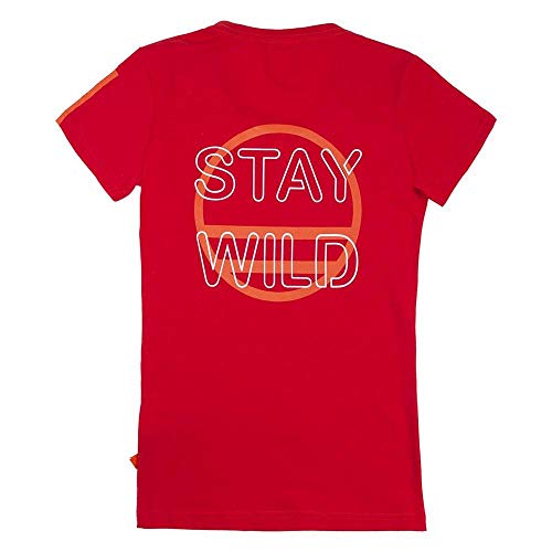 Wild Country 95143 Stay Wild W Tee T-Shirt Donna Cloudberry Rosso