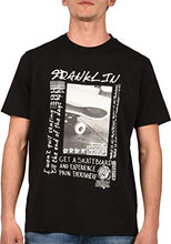 Carica l&#39;immagine nel visualizzatore di Gallery, Franklin &amp; Marshall TSMF335ANS19 T-Shirt Uomo in Cotone Stampa Skate Nera
