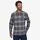 Carica l&#39;immagine nel visualizzatore di Gallery, Patagonia Men&#39;s Long-Sleeved Organic Cotton Midweight Fjord Flannel Shirt Camicia pesante uomo Plume Grey

