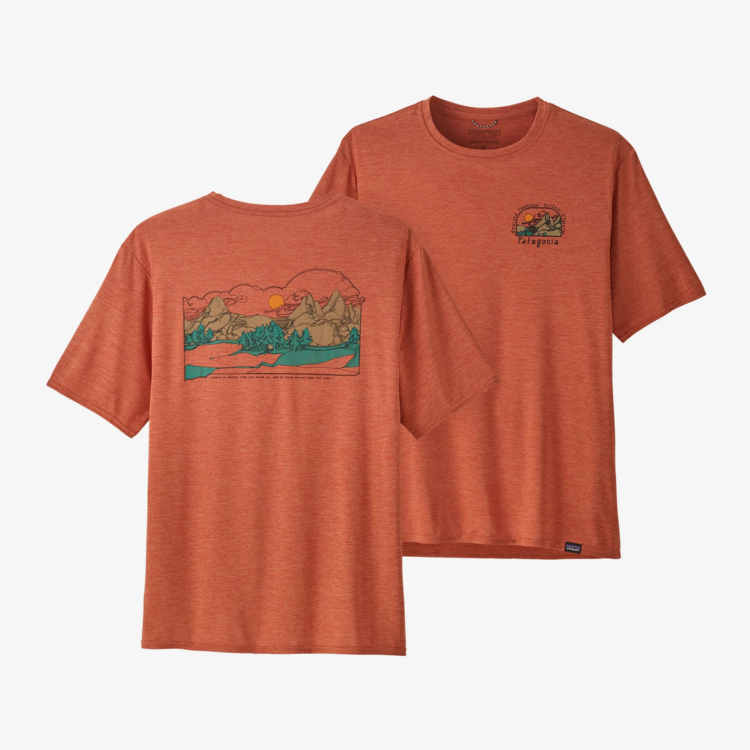 Patagonia Men's Capilene® Cool Daily Graphic Shirt - Lands T-Shirt tecnica uomo